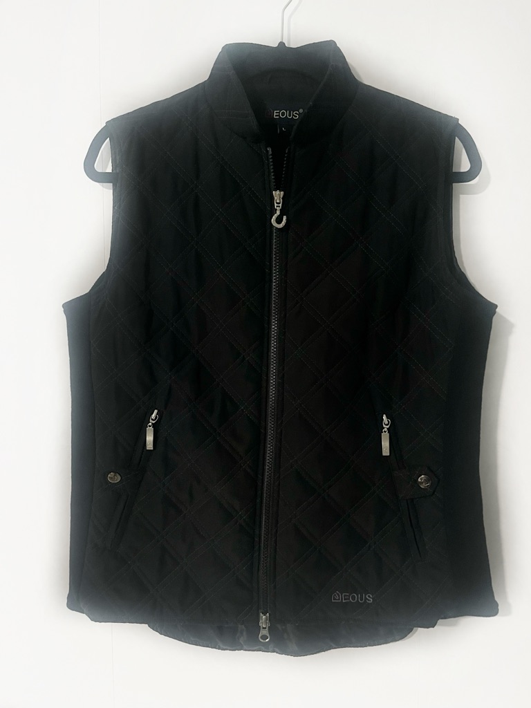 Eous Womens Equestrian Style Vest Sz L